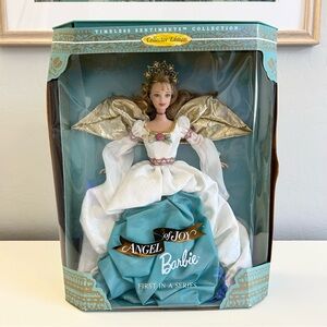 Barbie Angel of Joy 1998 Vintage Mattel in White and Gold Gown